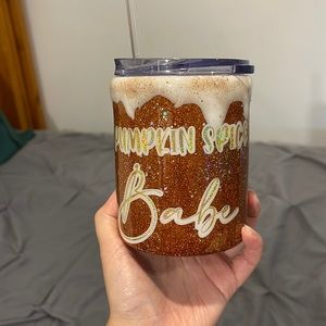 Pumpkin spice tumbler
